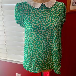 Green short sleeve, size L